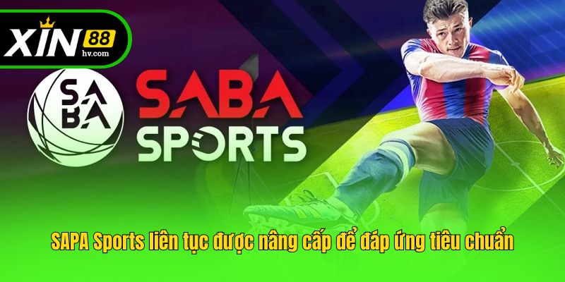 SAPA Sports liên tục được nâng cấp để đáp ứng tiêu chuẩn